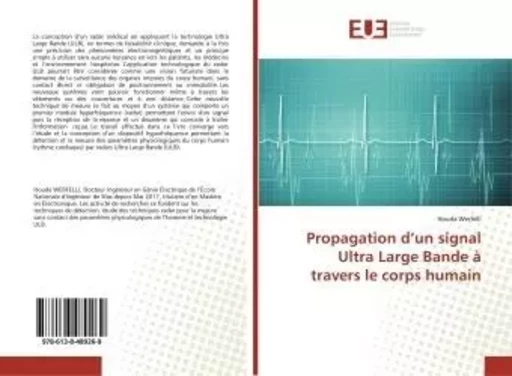 Propagation d'un signal Ultra Large Bande à travers le corps humain - Houda Werfelli - UNIV EUROPEENNE