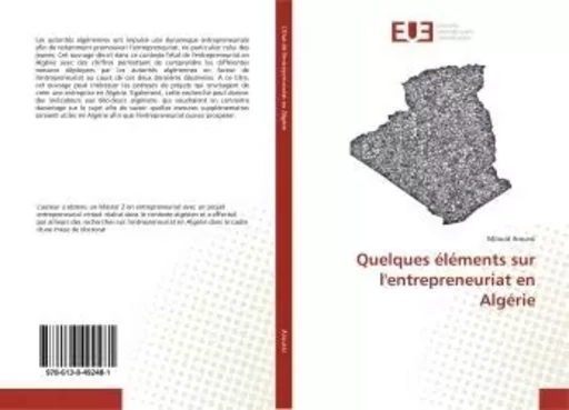 Quelques éléments sur l'entrepreneuriat en Algérie - Miloud Aroussi - UNIV EUROPEENNE