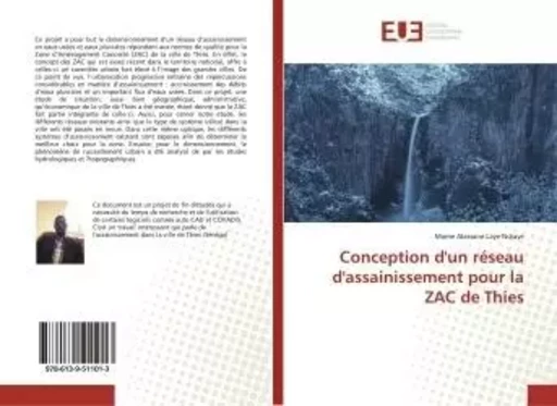 Conception d'un réseau d'assainissement pour la ZAC de Thies - Mame Alassane Laye Ndiaye - UNIV EUROPEENNE