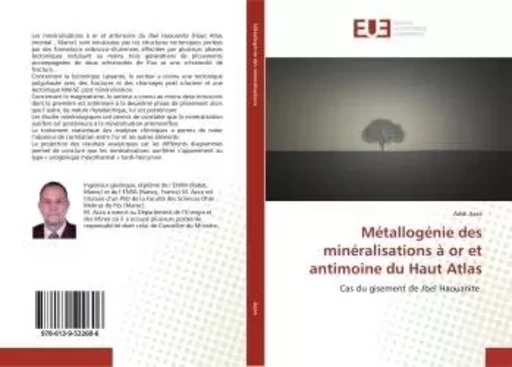 Métallogénie des minéralisations à or et antimoine du Haut Atlas -  - UNIV EUROPEENNE