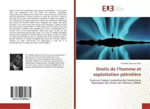 Droits de l'homme et exploitation pétrolière - Thaddée Adiouma Seck - UNIV EUROPEENNE