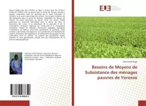 Besoins de Moyens de Subsistance des ménages pauvres de Yorosso - Mohamed Maiga - UNIV EUROPEENNE