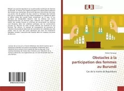 Obstacles à la participation des femmes au Burundi