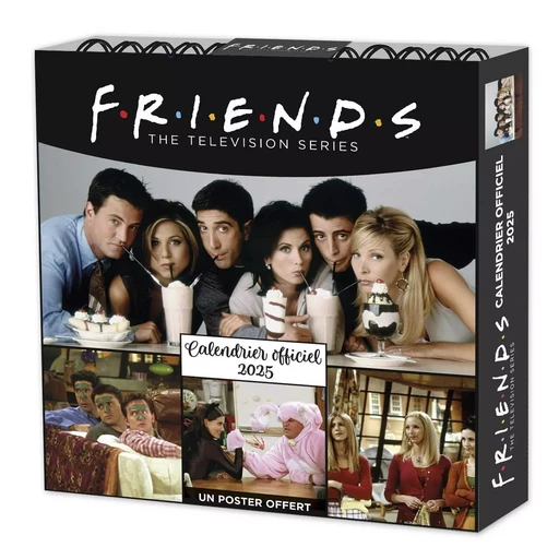 CALENDRIER OFFICIEL FRIENDS 2025 -  Collectif - PLAY BAC