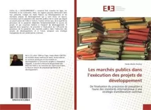 Les marchés publics dans l'exécution des projets de développement - Hodo-Abalo Gnitou - UNIV EUROPEENNE