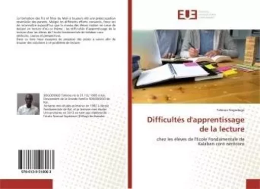 Difficultés d'apprentissage de la lecture -  TAHIROU - UNIV EUROPEENNE