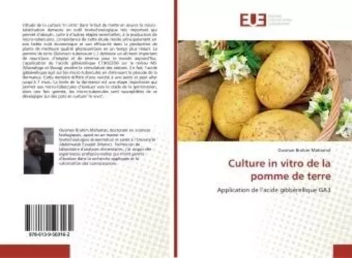 Culture in vitro de la pomme de terre - Ousman Mahamat - UNIV EUROPEENNE