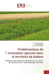 Problématique de l`innovation agricole dans le territoire de Kabare