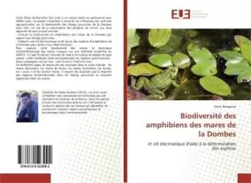 Biodiversité des amphibiens des mares de la Dombes -  - UNIV EUROPEENNE