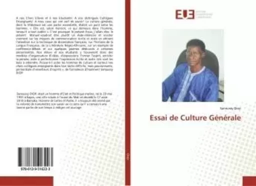 Essai de Culture Générale - Sanoussy Diop - UNIV EUROPEENNE