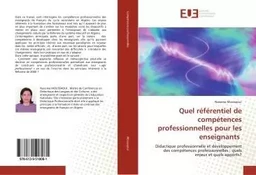 Quel rEfErentiel de compEtences professionnelles pour les enseignants