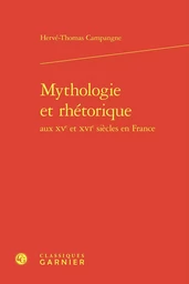 Mythologie et rhétorique