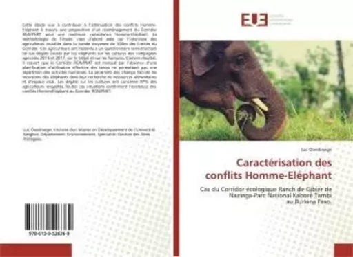 Caractérisation des conflits Homme-Eléphant - Luc OUEDRAOGO - UNIV EUROPEENNE