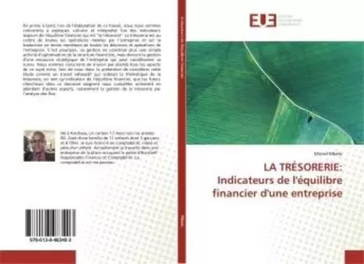 LA TRÉSORERIE: Indicateurs de l'équilibre financier d'une entreprise - Milord Mbelo - UNIV EUROPEENNE