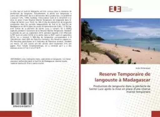 Reserve Temporaire de langouste à Madagascar - Julia ANTONIQUE - UNIV EUROPEENNE