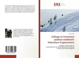 Collage et inventaire poético-méditatif: littérature fragmentaire