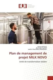 Plan de management de projet MILK NOVO