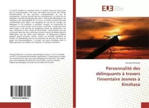 Personnalité des délinquants à travers l'inventaire Jesness à Kinshasa - Ronsard Murhula - UNIV EUROPEENNE