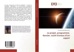 Le projet, programme, dossier, ou/et travaux d'un expert