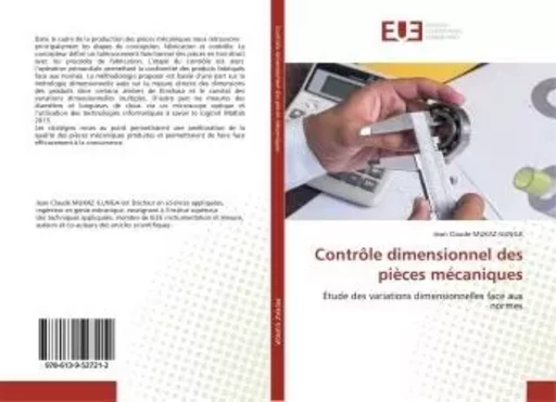 Contrôle dimensionnel des pièces mécaniques - Jean Ilunga - UNIV EUROPEENNE