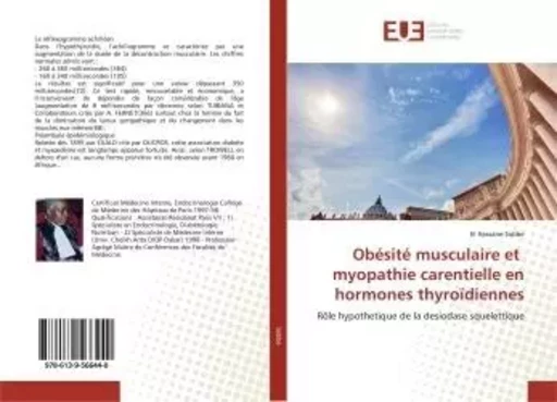 Obésité musculaire et myopathie carentielle en hormones thyroïdiennes - El Sidibé - UNIV EUROPEENNE