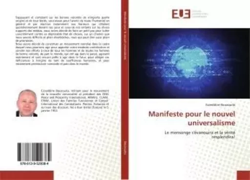 Manifeste pour le nouvel universalisme - Ezzeddine Bouzouita - UNIV EUROPEENNE