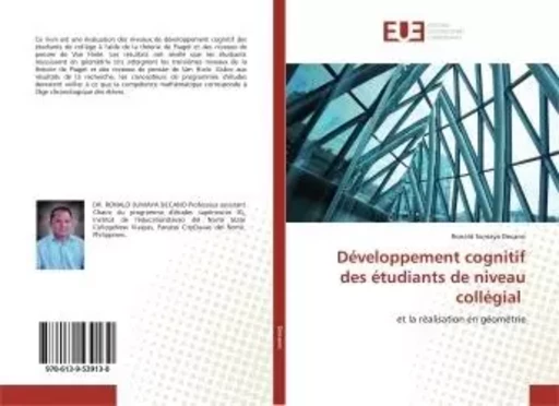 Développement cognitif des étudiants de niveau collégial - RONALD SUMAYA - UNIV EUROPEENNE