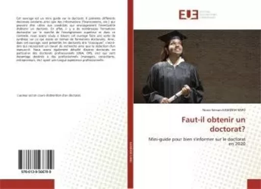 Faut-il obtenir un doctorat? - Nona SIMO - UNIV EUROPEENNE