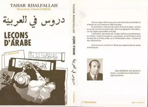 Leçons d'arabe - Jean-Claude Zeltner - Editions L'Harmattan