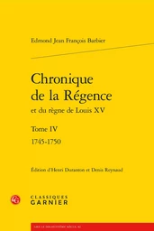 Chronique de la Régence