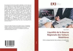 Liquidité de la Bourse Régionale des Valeurs Mobilières