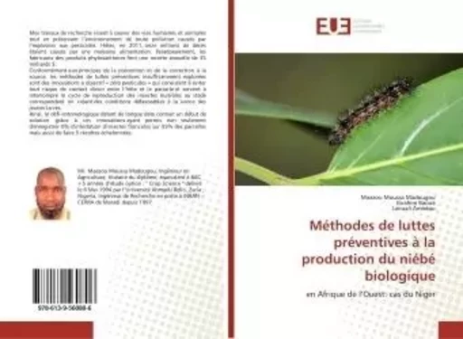 Méthodes de luttes préventives à la production du niébé biologique - Maazou Moussa - UNIV EUROPEENNE