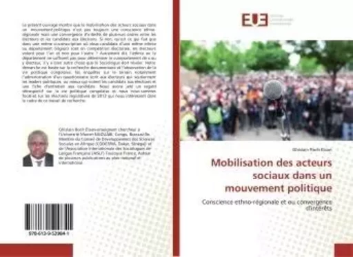 Mobilisation des acteurs sociaux dans un mouvement politique - Ghislain ETSAN - UNIV EUROPEENNE