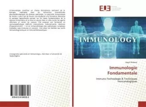 Immunologie Fondamentale - Hayat Didaoui - UNIV EUROPEENNE