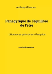 Panégyrique de l'équilibre de l'être