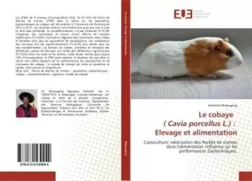 Le cobaye ( Cavia porcellus L.) : Elevage et alimentation - Nathalie Mweugang - UNIV EUROPEENNE