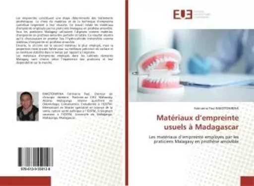 Matériaux d'empreinte usuels à Madagascar - Faliniaina Paul RAKOTONIRINA - UNIV EUROPEENNE