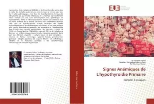 Signes Anémiques de L'hypothyroïdie Primaire - El HASSANE - UNIV EUROPEENNE