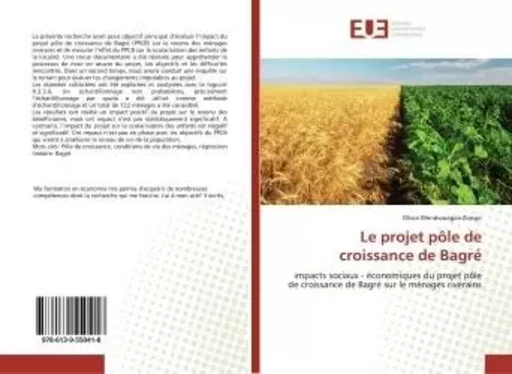 Le projet pôle de croissance de Bagré - Olivia Wendwoagaa Zongo - UNIV EUROPEENNE