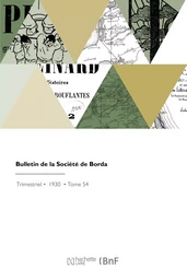 Bulletin de la Société de Borda