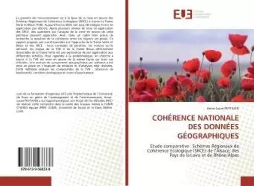 COHÉRENCE NATIONALE DES DONNÉES GÉOGRAPHIQUES - Anne-Laure PEYTAVIN - UNIV EUROPEENNE