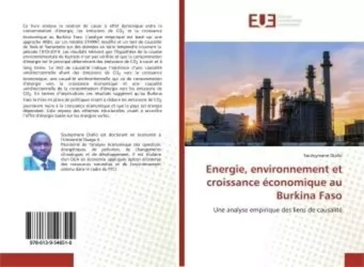 Energie, environnement et croissance économique au Burkina Faso - Souleymane Diallo - UNIV EUROPEENNE