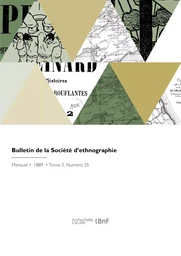 Bulletin de la Société d'ethnographie