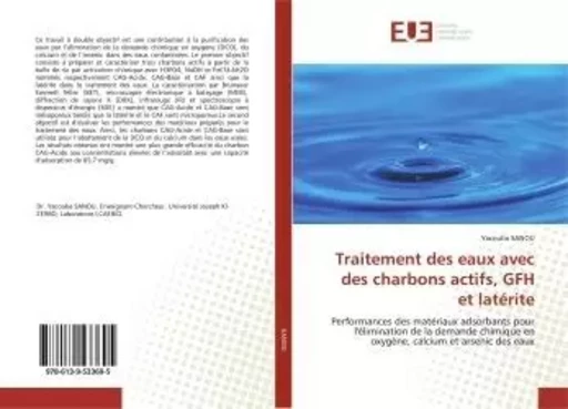 Traitement des eaux avec des charbons actifs, GFH et latErite - Mamadou DIOP - UNIV EUROPEENNE