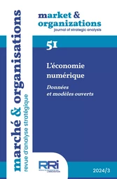 Marché et organisation n° 51 - L'économie numérique