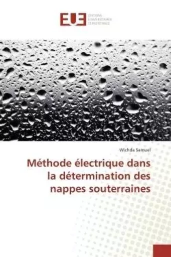 Méthode électrique dans la détermination des nappes souterraines - Samuel Wichda - UNIV EUROPEENNE