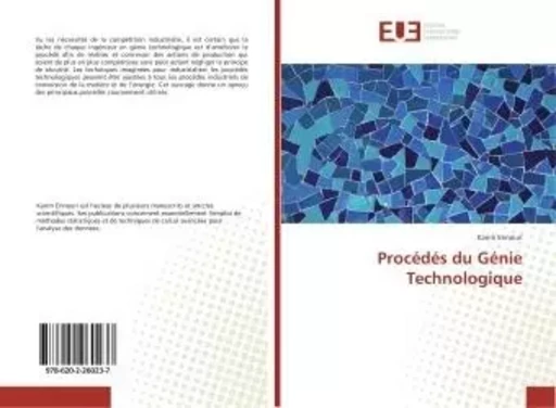 Procedes du Genie Technologique - Karim Ennouri - UNIV EUROPEENNE