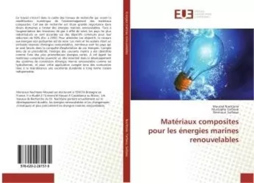 Matériaux composites pour les énergies marines renouvelables - Mourad Nachtane - UNIV EUROPEENNE