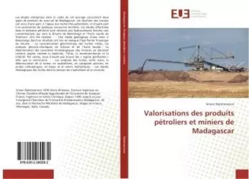 Valorisations des produits petroliers et miniers de Madagascar - Simon Rakotoarison - UNIV EUROPEENNE