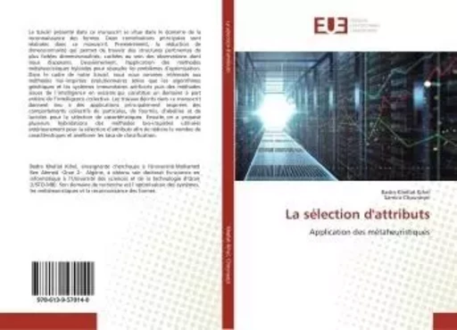 La sélection d'attributs - Badra Khellat - UNIV EUROPEENNE